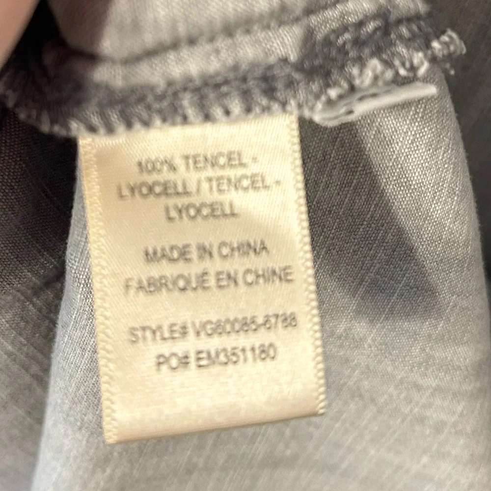 Chelsea & Violet Gray V-Neck‎ Tie-Waist Casual Dress